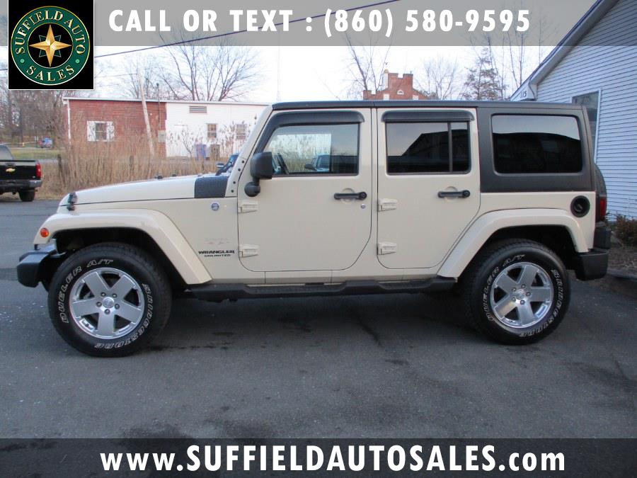 2011 Jeep Wrangler Unlimited 4WD 4dr Sahara, available for sale in Suffield, Connecticut | Suffield Auto LLC. Suffield, Connecticut