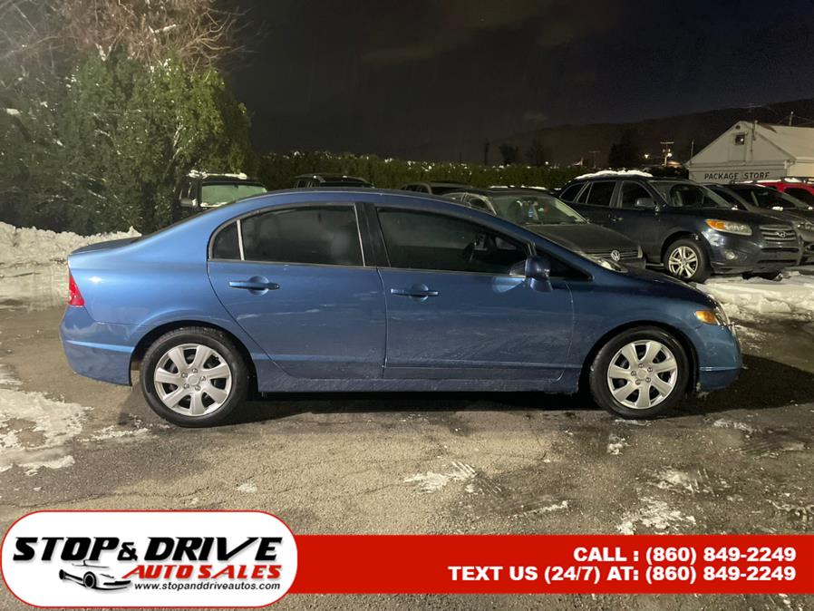 2008 Honda Civic Sdn 4dr Man LX, available for sale in East Windsor, Connecticut | Stop & Drive Auto Sales. East Windsor, Connecticut 2008 Honda Civic Sdn 4dr Man LX, available for sale in East Windsor, Connecticut | Stop & Drive Auto Sales. East Windsor, Connecticut