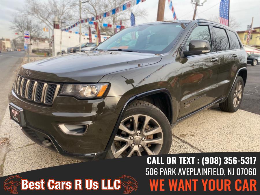 2016 Jeep Grand Cherokee 4WD 4dr Limited 75th Anniversary, available for sale in Plainfield, New Jersey | Best Cars R Us LLC. Plainfield, New Jersey