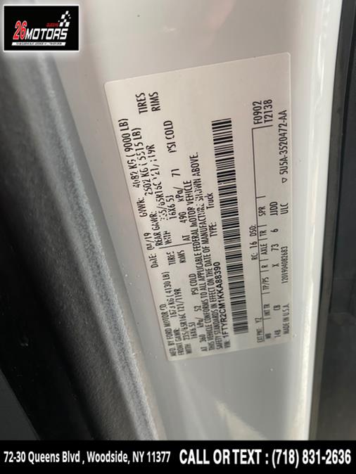 Used Ford Transit Van T-250 148" Med Rf 9000 GVWR Sliding RH Dr 2019 | 26 Motors Queens. Woodside, New York Used Ford Transit Van T-250 148" Med Rf 9000 GVWR Sliding RH Dr 2019 | 26 Motors Queens. Woodside, New York