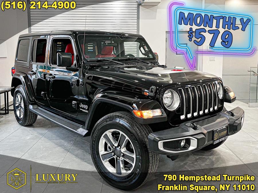 2018 Jeep Wrangler Unlimited Sahara 4x4, available for sale in Franklin Square, New York | Luxury Motor Club. Franklin Square, New York
