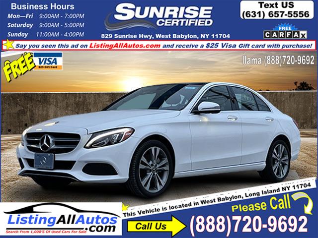Used 2018 Mercedes-benz C-class in Patchogue, New York | www.ListingAllAutos.com. Patchogue, New York