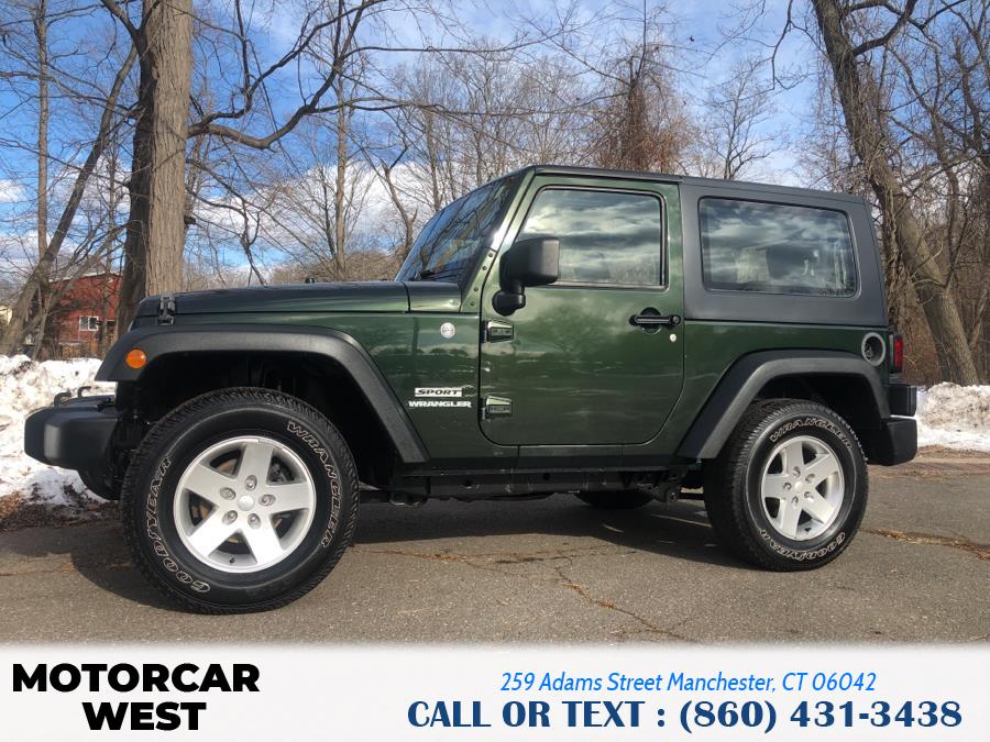 2010 Jeep Wrangler 4WD 2dr Sport, available for sale in Manchester, Connecticut | Motorcar West. Manchester, Connecticut 2010 Jeep Wrangler 4WD 2dr Sport, available for sale in Manchester, Connecticut | Motorcar West. Manchester, Connecticut