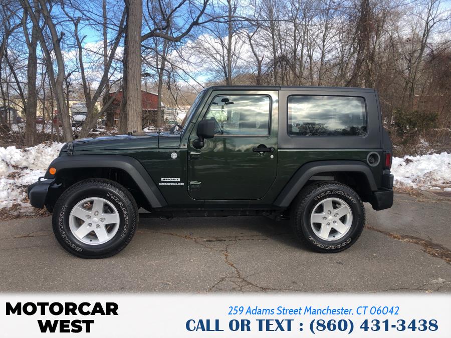 2010 Jeep Wrangler 4WD 2dr Sport, available for sale in Manchester, Connecticut | Motorcar West. Manchester, Connecticut 2010 Jeep Wrangler 4WD 2dr Sport, available for sale in Manchester, Connecticut | Motorcar West. Manchester, Connecticut