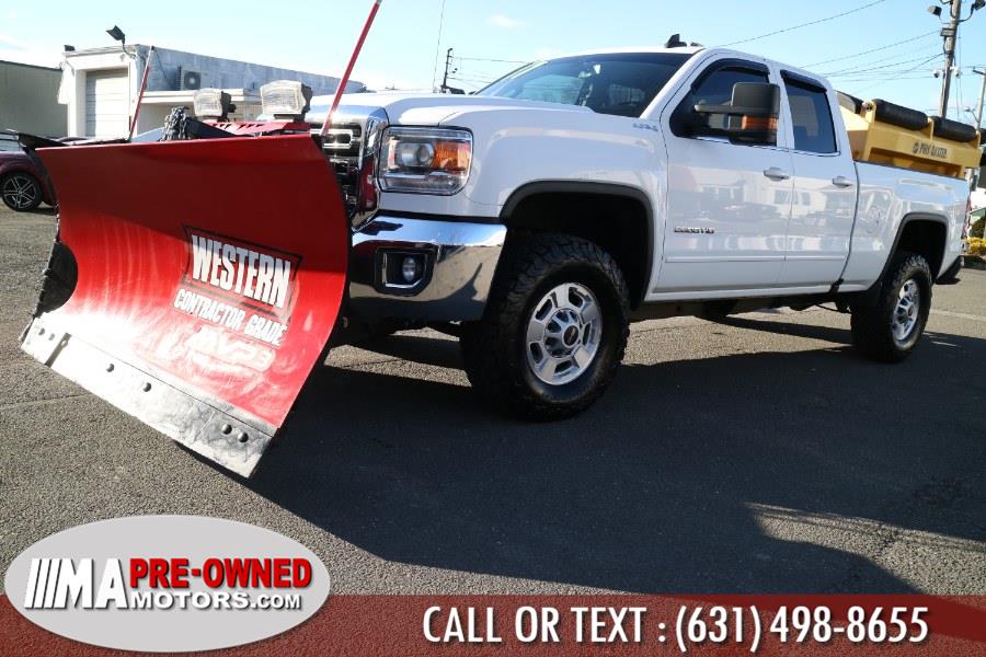 2017 GMC Sierra 2500HD with plow &sander 4WD Double Cab 144.2" SLE, available for sale in Huntington Station, New York | M & A Motors. Huntington Station, New York 2017 GMC Sierra 2500HD with plow &sander 4WD Double Cab 144.2" SLE, available for sale in Huntington Station, New York | M & A Motors. Huntington Station, New York