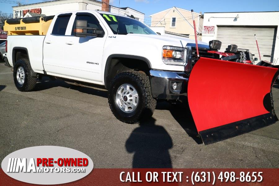 2017 GMC Sierra 2500HD with plow &sander 4WD Double Cab 144.2" SLE, available for sale in Huntington Station, New York | M & A Motors. Huntington Station, New York 2017 GMC Sierra 2500HD with plow &sander 4WD Double Cab 144.2" SLE, available for sale in Huntington Station, New York | M & A Motors. Huntington Station, New York