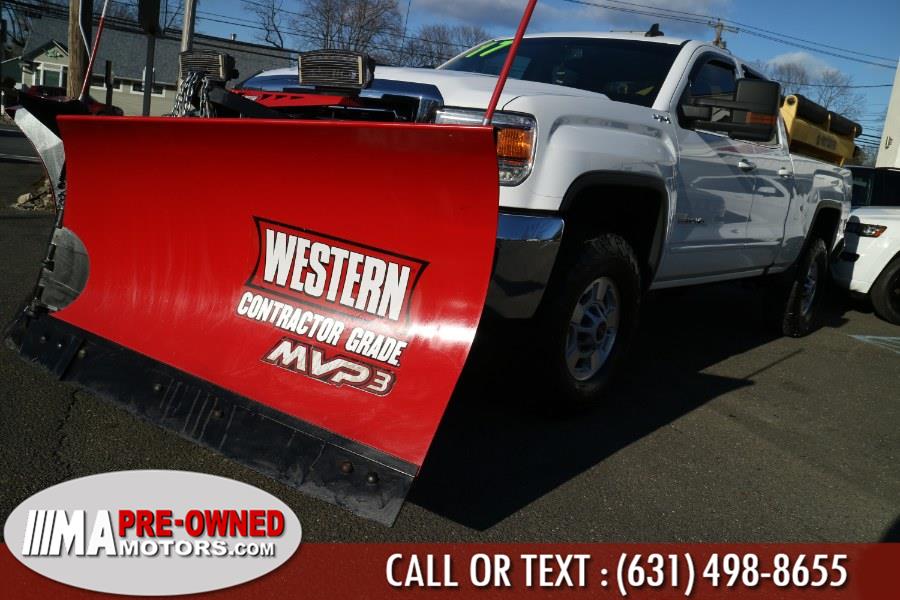 2017 GMC Sierra 2500HD with plow &sander 4WD Double Cab 144.2" SLE, available for sale in Huntington Station, New York | M & A Motors. Huntington Station, New York 2017 GMC Sierra 2500HD with plow &sander 4WD Double Cab 144.2" SLE, available for sale in Huntington Station, New York | M & A Motors. Huntington Station, New York
