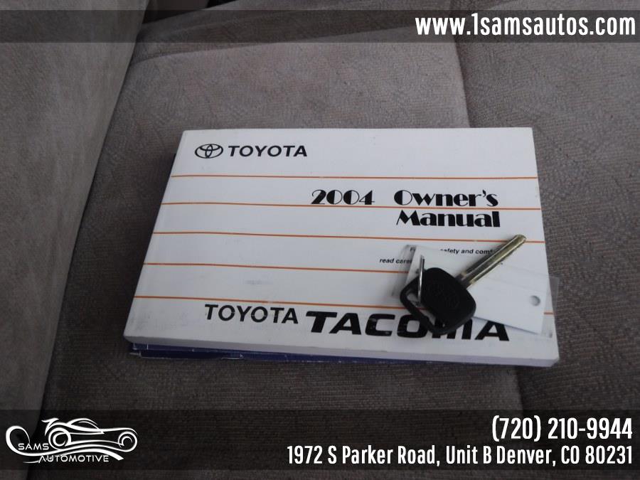Used Toyota Tacoma XtraCab Manual 4WD 2004 | Sam's Automotive. Denver, Colorado Used Toyota Tacoma XtraCab Manual 4WD 2004 | Sam's Automotive. Denver, Colorado