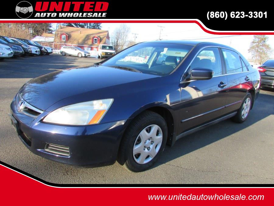 Used Honda Accord Sdn 4dr I4 MT LX 2007 | United Auto Sales of E Windsor, Inc. East Windsor, Connecticut Used Honda Accord Sdn 4dr I4 MT LX 2007 | United Auto Sales of E Windsor, Inc. East Windsor, Connecticut