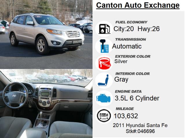 Used Hyundai Santa Fe SE 2011 | Canton Auto Exchange. Canton, Connecticut