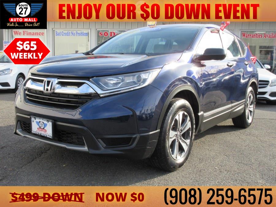 2018 Honda CR-V LX AWD, available for sale in Linden, New Jersey | Route 27 Auto Mall. Linden, New Jersey