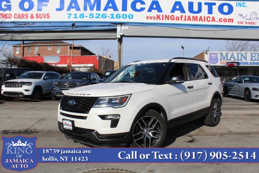 2019 Ford Explorer Sport 4WD, available for sale in Hollis, New York | King of Jamaica Auto Inc. Hollis, New York