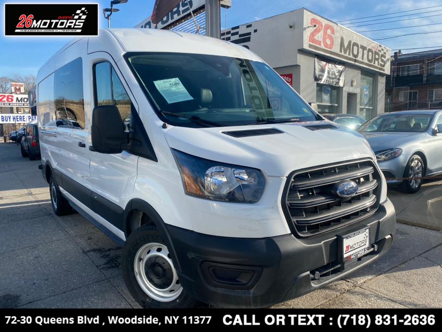 2020 Ford Transit Cargo Van T-150 148" Med Rf 8670 GVWR RWD, available for sale in Woodside, NY