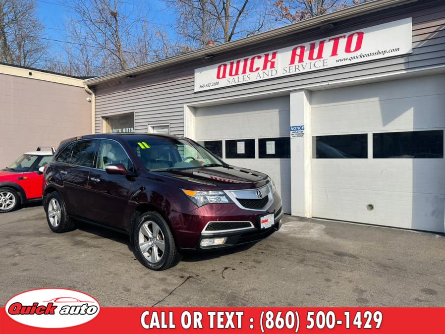 Used Acura MDX AWD 4dr Tech Pkg 2011 | Quick Auto LLC. Bristol, Connecticut Used Acura MDX AWD 4dr Tech Pkg 2011 | Quick Auto LLC. Bristol, Connecticut