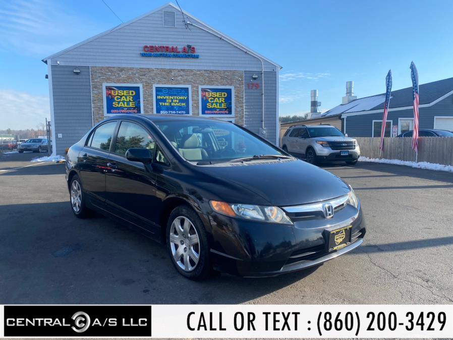 Used Honda Civic Sdn 4dr AT LX 2007 | Central A/S LLC. East Windsor, Connecticut