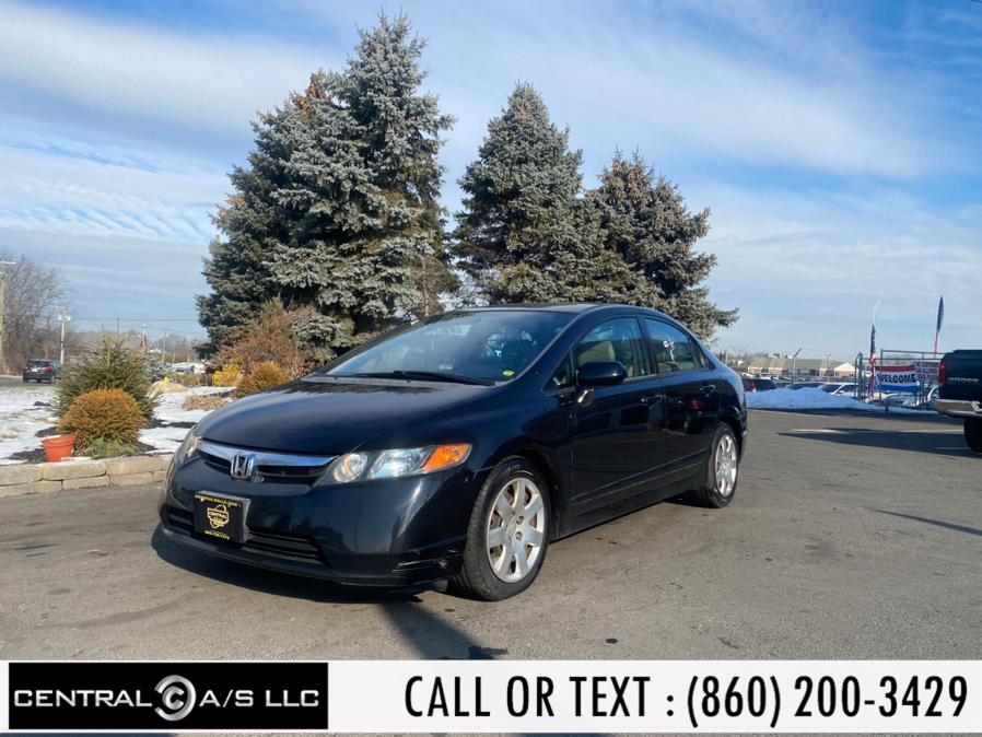 2007 Honda Civic Sdn 4dr AT LX, available for sale in East Windsor, Connecticut | Central A/S LLC. East Windsor, Connecticut 2007 Honda Civic Sdn 4dr AT LX, available for sale in East Windsor, Connecticut | Central A/S LLC. East Windsor, Connecticut