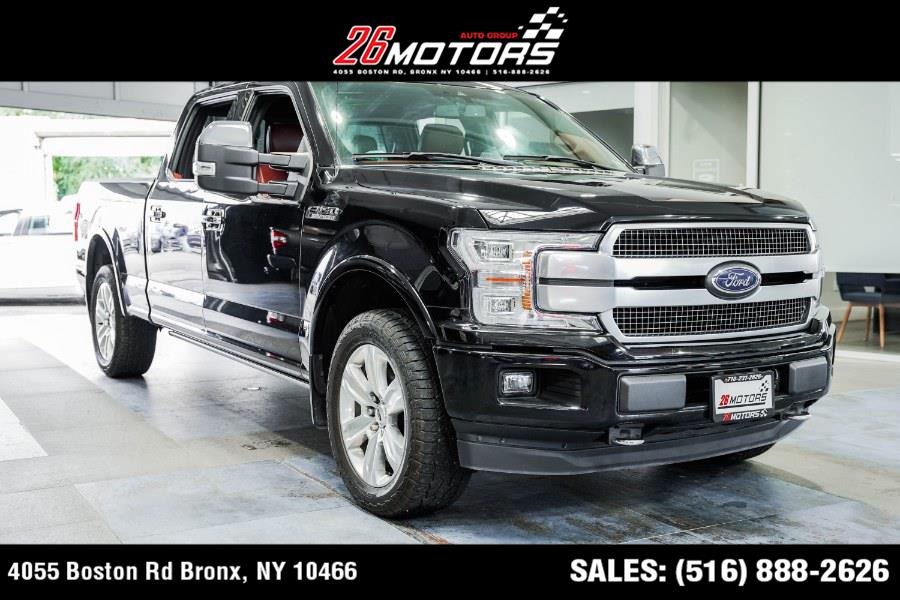 Used Ford F-150 Platinum 4WD SuperCrew 5.5'' Box 2018 | 26 Motors. Bronx, New York Used Ford F-150 Platinum 4WD SuperCrew 5.5'' Box 2018 | 26 Motors. Bronx, New York