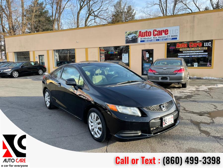 2012 Honda Civic Cpe 2dr Auto LX, available for sale in Vernon , Connecticut | Auto Care Motors. Vernon , Connecticut