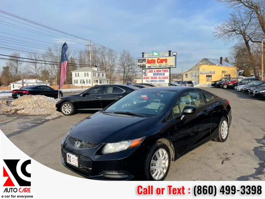 2012 Honda Civic Cpe 2dr Auto LX, available for sale in Vernon , Connecticut | Auto Care Motors. Vernon , Connecticut 2012 Honda Civic Cpe 2dr Auto LX, available for sale in Vernon , Connecticut | Auto Care Motors. Vernon , Connecticut