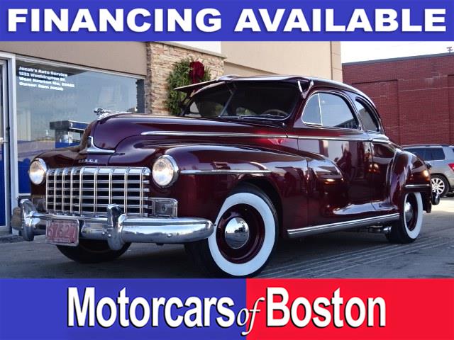 1948 Dodge Coupe Deluxe, available for sale in Newton, Massachusetts | Motorcars of Boston. Newton, Massachusetts