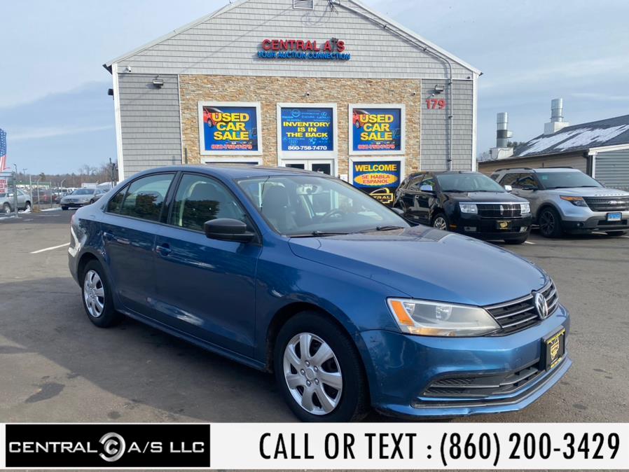 2015 Volkswagen Jetta Sedan 4dr Auto 2.0L S, available for sale in East Windsor, Connecticut | Central A/S LLC. East Windsor, Connecticut