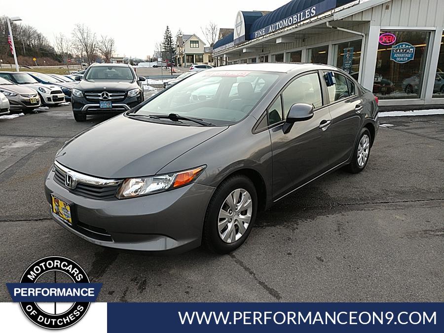 2012 Honda Civic Sdn 4dr Auto LX, available for sale in Wappingers Falls, New York | Performance Motor Cars. Wappingers Falls, New York 2012 Honda Civic Sdn 4dr Auto LX, available for sale in Wappingers Falls, New York | Performance Motor Cars. Wappingers Falls, New York