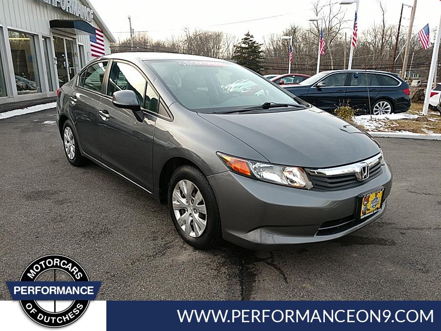 2012 Honda Civic Sdn 4dr Auto LX, available for sale in Wappingers Falls, NY