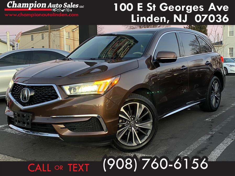 Used Acura MDX SH-AWD w/Technology Pkg 2019 | Champion Used Auto Sales. Linden, New Jersey