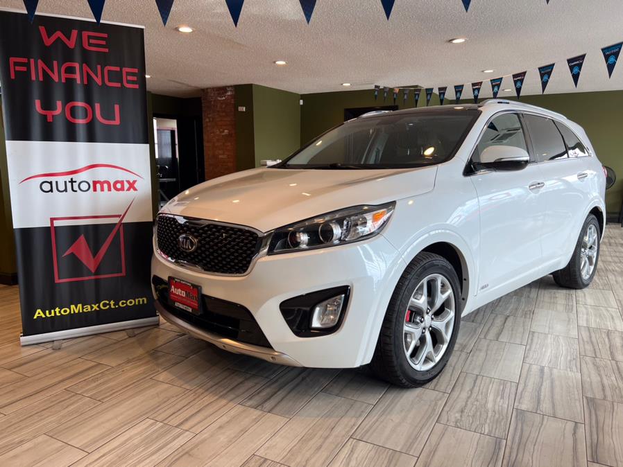 2016 Kia Sorento AWD 4dr 3.3L SX, available for sale in West Hartford, Connecticut | AutoMax. West Hartford, Connecticut