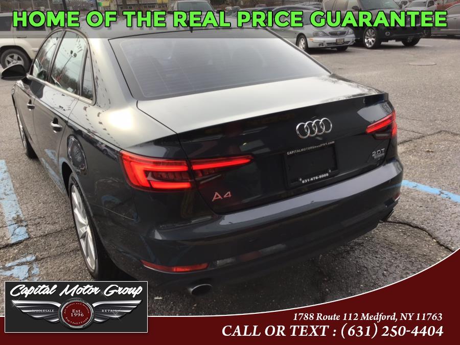 Used Audi A4 2.0 TFSI Premium quattro all-wheel drive 2017 | Capital Motor Group Inc. Medford, New York Used Audi A4 2.0 TFSI Premium quattro all-wheel drive 2017 | Capital Motor Group Inc. Medford, New York