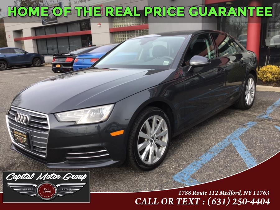Used Audi A4 2.0 TFSI Premium quattro all-wheel drive 2017 | Capital Motor Group Inc. Medford, New York Used Audi A4 2.0 TFSI Premium quattro all-wheel drive 2017 | Capital Motor Group Inc. Medford, New York