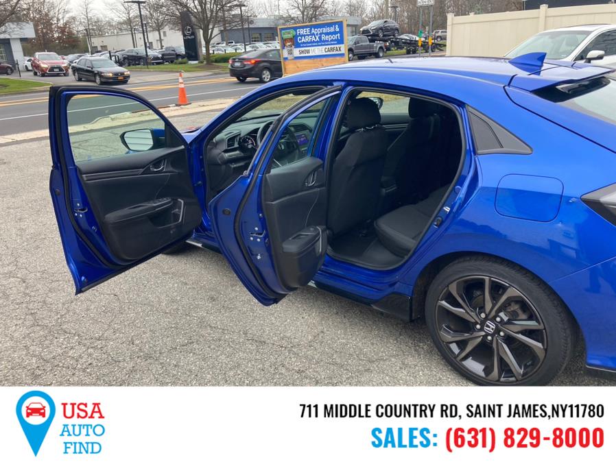 2018 Honda Civic Hatchback Sport CVT, available for sale in Saint James, New York | USA Auto Find. Saint James, New York 2018 Honda Civic Hatchback Sport CVT, available for sale in Saint James, New York | USA Auto Find. Saint James, New York
