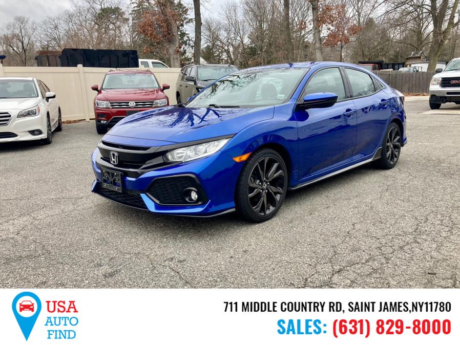 2018 Honda Civic Hatchback Sport CVT, available for sale in Saint James, New York | USA Auto Find. Saint James, New York 2018 Honda Civic Hatchback Sport CVT, available for sale in Saint James, New York | USA Auto Find. Saint James, New York