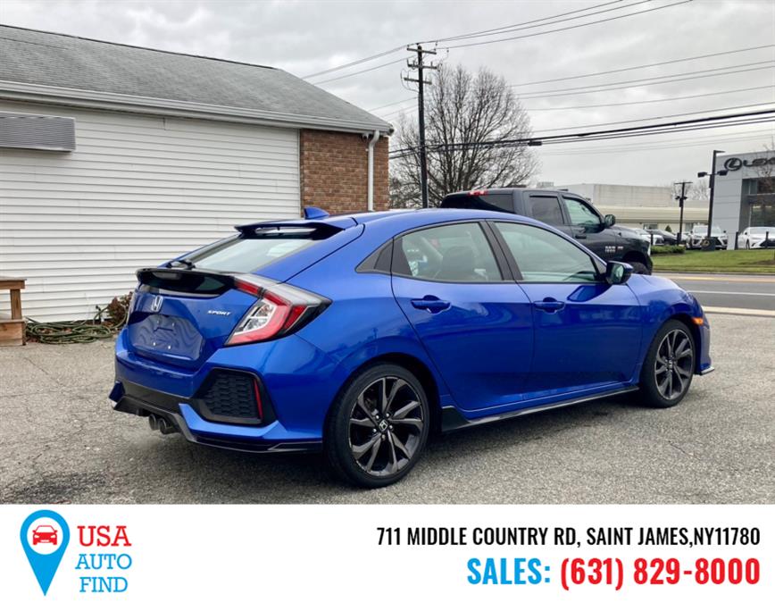 2018 Honda Civic Hatchback Sport CVT, available for sale in Saint James, New York | USA Auto Find. Saint James, New York 2018 Honda Civic Hatchback Sport CVT, available for sale in Saint James, New York | USA Auto Find. Saint James, New York