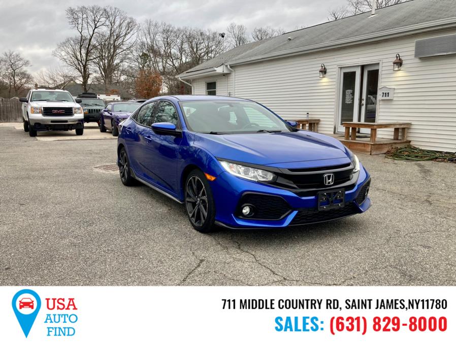 2018 Honda Civic Hatchback Sport CVT, available for sale in Saint James, New York | USA Auto Find. Saint James, New York 2018 Honda Civic Hatchback Sport CVT, available for sale in Saint James, New York | USA Auto Find. Saint James, New York