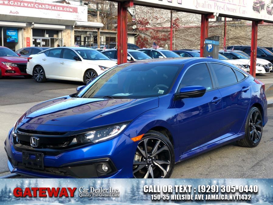 2019 Honda Civic Sedan Sport CVT, available for sale in Jamaica, New York | Gateway Car Dealer Inc. Jamaica, New York