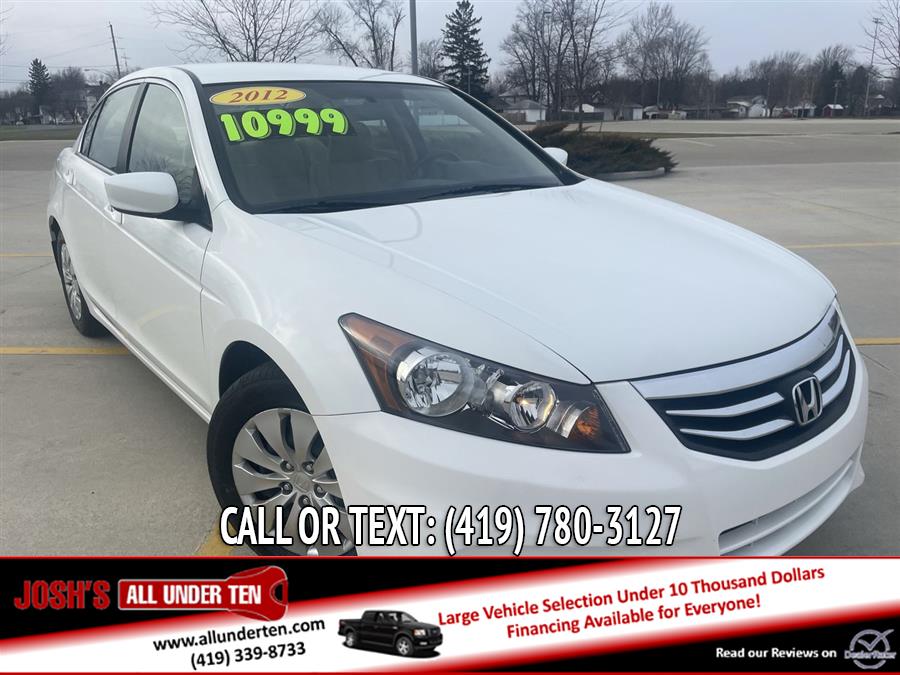 2012 Honda Accord Sdn 4dr I4 Auto LX, available for sale in Elida, Ohio | Josh's All Under Ten LLC. Elida, Ohio 2012 Honda Accord Sdn 4dr I4 Auto LX, available for sale in Elida, Ohio | Josh's All Under Ten LLC. Elida, Ohio