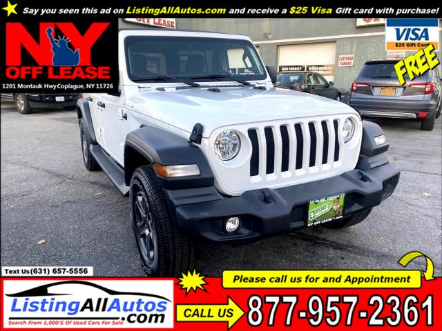 Used Jeep Wrangler Unlimited Sport S 4x4 2018 | www.ListingAllAutos.com. Patchogue, New York