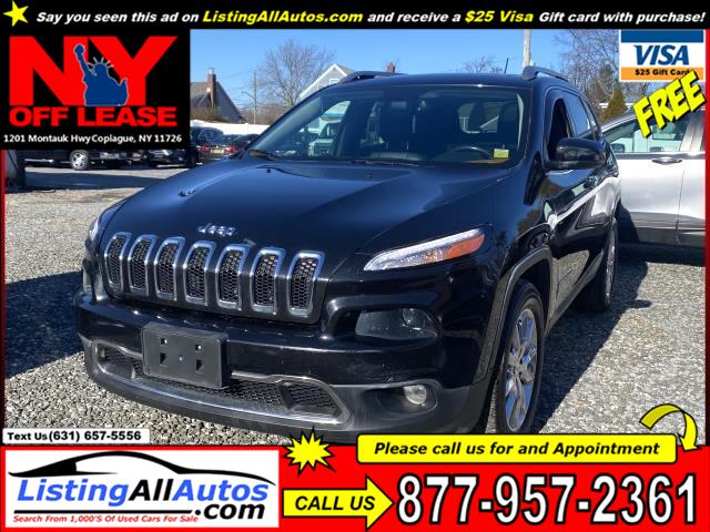 Used Jeep Cherokee 4WD 4dr Limited 2015 | www.ListingAllAutos.com. Patchogue, New York
