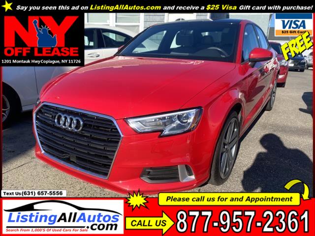 Used 2017 Audi A3 Sedan in Patchogue, New York | www.ListingAllAutos.com. Patchogue, New York