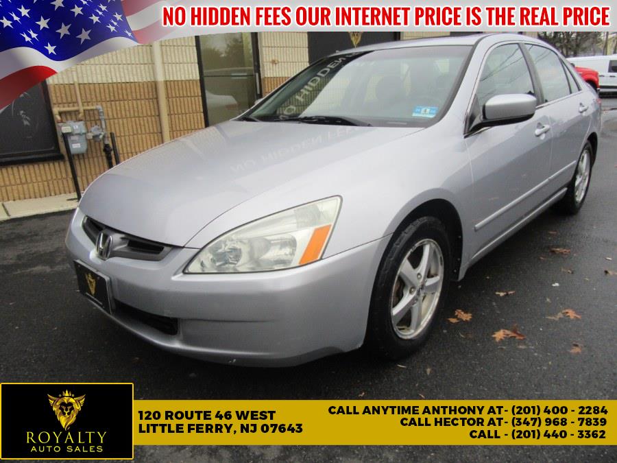 2004 Honda Accord Sdn EX Auto PZEV w/Leather/XM, available for sale in Little Ferry, New Jersey | Royalty Auto Sales. Little Ferry, New Jersey