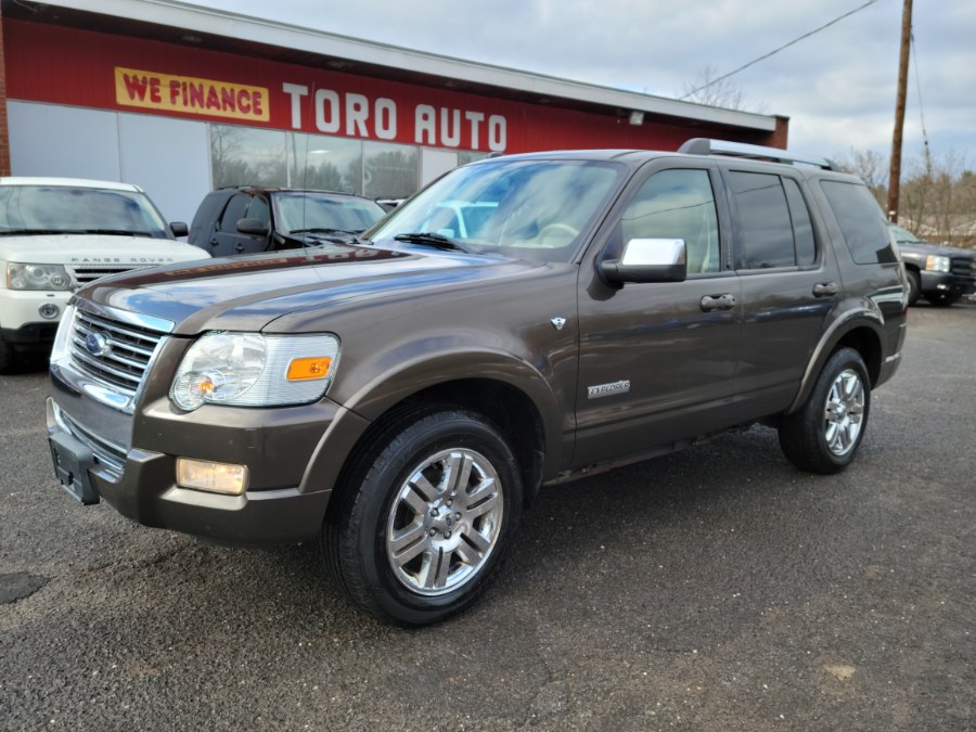 2008 Ford Explorer 4WD 4dr V8 Limited Leather & Sun Roof 3rd Raw Navi, available for sale in East Windsor, Connecticut | Toro Auto. East Windsor, Connecticut