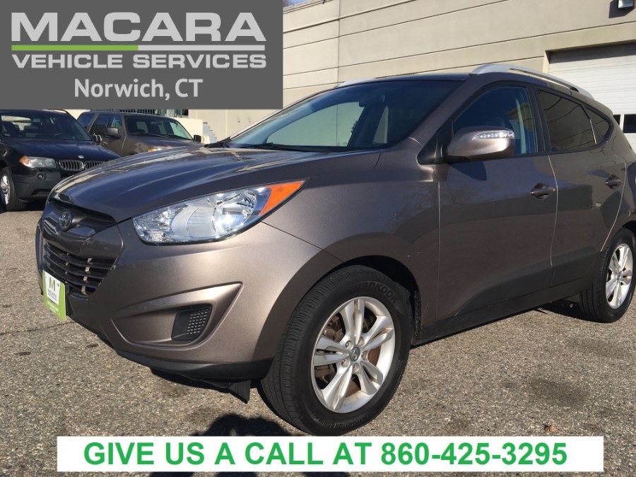 2012 Hyundai Tucson AWD 4dr Auto GLS PZEV, available for sale in Norwich, Connecticut | MACARA Vehicle Services, Inc. Norwich, Connecticut