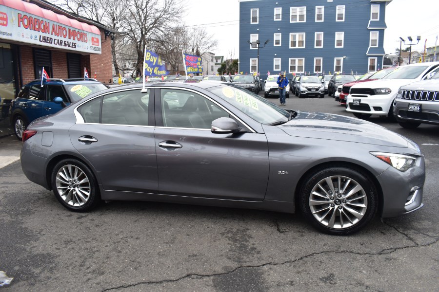 Used INFINITI Q50 3.0t LUXE AWD 2018 | Foreign Auto Imports. Irvington, New Jersey