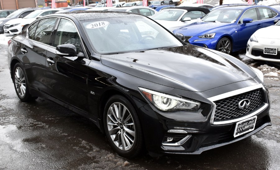 2018 INFINITI Q50 3.0t LUXE AWD, available for sale in Waterbury, Connecticut | Highline Car Connection. Waterbury, Connecticut 2018 INFINITI Q50 3.0t LUXE AWD, available for sale in Waterbury, Connecticut | Highline Car Connection. Waterbury, Connecticut