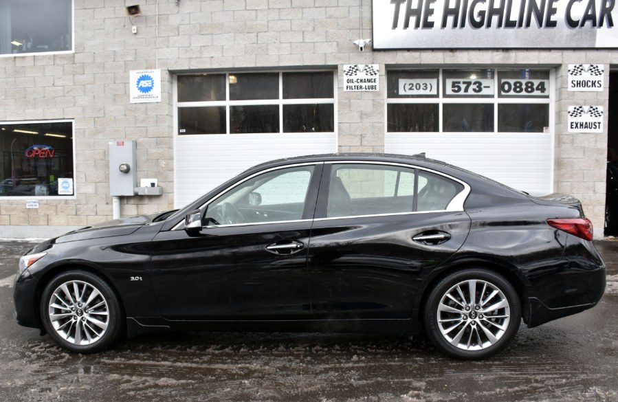 2018 INFINITI Q50 3.0t LUXE AWD, available for sale in Waterbury, Connecticut | Highline Car Connection. Waterbury, Connecticut 2018 INFINITI Q50 3.0t LUXE AWD, available for sale in Waterbury, Connecticut | Highline Car Connection. Waterbury, Connecticut