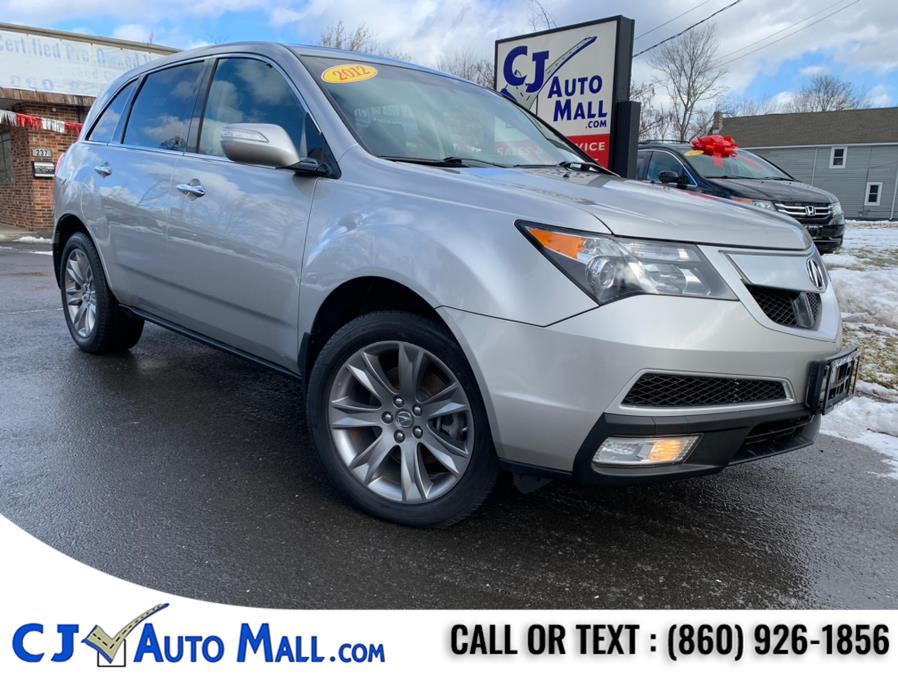 2012 Acura MDX AWD 4dr Advance Pkg, available for sale in Bristol, Connecticut | CJ Auto Mall. Bristol, Connecticut