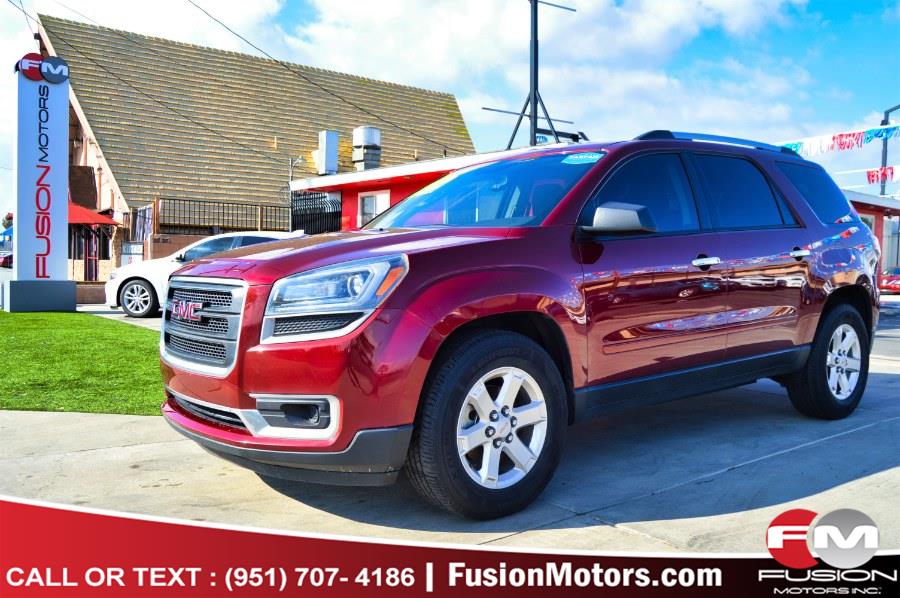 2016 GMC Acadia FWD 4dr SLE w/SLE-1, available for sale in Moreno Valley, California | Fusion Motors Inc. Moreno Valley, California