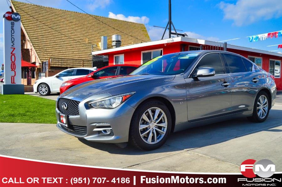 Used Infiniti Q50 4dr Sdn Premium RWD 2015 | Fusion Motors Inc. Moreno Valley, California