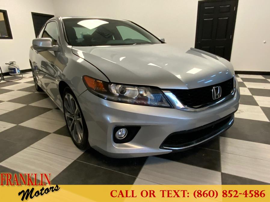 2014 Honda Accord Coupe 2dr V6 Auto EX-L w/Navi, available for sale in Hartford, Connecticut | Franklin Motors Auto Sales LLC. Hartford, Connecticut